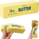 9.5 Inch Giant Butter Squishy Slow Rising, 14oz Big Butter Squishy Large Butter-Shaped Stick Stress Relief Squeeze Toy, Soft Sticky Food Squishies for Relaxation & Focus, Desk Gift