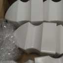 Lothee 10 Pcs Vinyl Post Cap Gothic Post Caps Decking Caps PVC Fence Parts for Decks Fence Mailbox (1 1/2" X 1 1/2")
