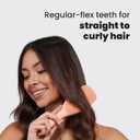 Tangle Teezer Ultimate Detangler Brush for Wet & Dry Hair, Eliminates Knots & Reduces Breakage for All Hair Types, Amazon Exclusive Apricot