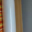 Outdoor High Back Chair Cushion, 2 Pack 48 x 24 inches Patio Chair Cushions Water Repellent Rocking Cushions Indoor Furniture Seat Pad with 2 Pillows, Rainbow Stripe