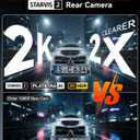 IIWEY 4K Dash Cam 3 Channel, Triple STARVIS 2 Sensors (IMX678 Front, IMX675 Cabin & Rear), 4K+2K+1080P HDR, Night Vision 3.0, PlateTag AI for Plate Clarity, 5GHz WiFi, GPS, Parking Mode, 128GB Card In