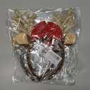 2 x Christmas Headbands for Women Gold Reindeer Antlers Headband for Womens Christmas Headband Holiday Headbands for Women