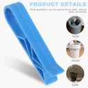 2 x Cabilock Trash Bag Clips for Trash can 50 Pcs Plastic Garbage Bag Fixing Clips Anti-Slip Clamps for Kitchen Bathroom Office Use 2.16X0.59X0.39In