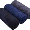 HOPESHIN Gyms Yoga Towels - Absorbent Microfiber Workout Towels for Men & Women, Soft, Fast Drying 3 Pack, 16x32 Inch (Black+grey+navy)