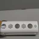 KHAMAL Cable Management Under Desk 26PCS - Cable Management Tray Kit Ventilated Hexagonal Design with Cable Clips, Wire Ties, Cord Holder & Screws for Office, Home - 2 White Sets