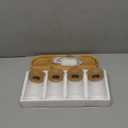 Dahey Plant Propagation Terrarium Desktop Glass Planter Station Water Planting Glass Vase with Lid and Wooden Stand for Propagating Hydroponic Plants Centerpiece Office Home Garden Decor, 4 Pcs (Large)