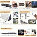 Survival Kit, 252Pcs Survival Gear First Aid Kit with Molle System Compatible Bag and Emergency Tent, Emergency Kit for Earthquake, Outdoor Adventure, Hiking, Hunting, Gifts for Men Women (Black)