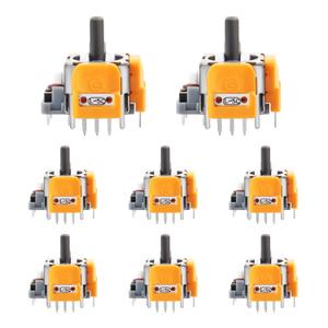 HGamyox 8Pcs Hall Effect Joysticks Replacement for DualSense PS5 Controller, 3D Analog Sticks Sensor Module for Playstation 5 Repair Parts Accessories