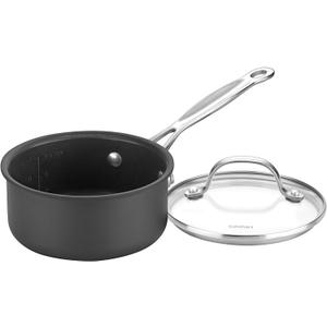 Cuisinart Chef's Classic 2 Quart PURELYCERAMIC Non-Stick PFAS-Free Hard Anodized Saucepan, 619C-18