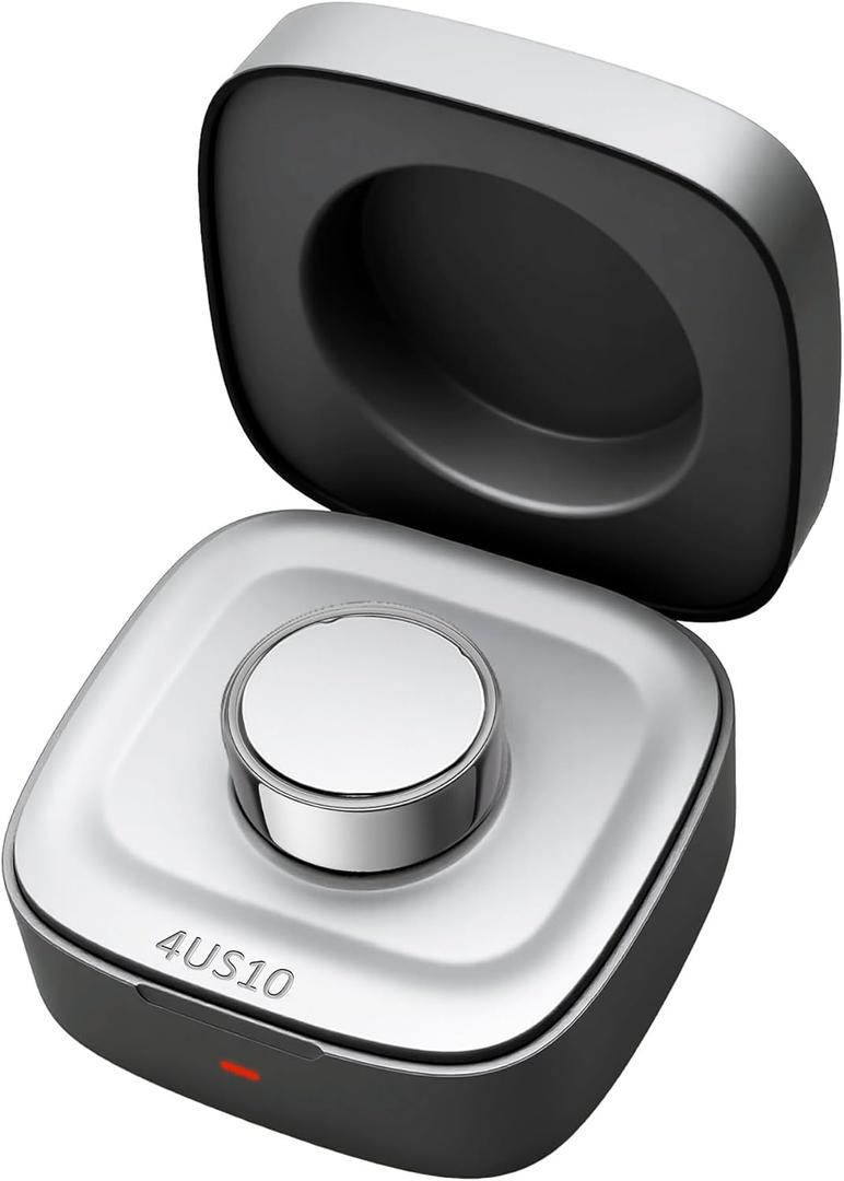 Smart Ring Charger with Indicator Light - Portable for Travel, Prevent Scratches (Size 10)