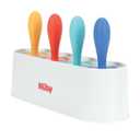 Nuby Stick Pops - (4-Count) Silicone Popsicle Molds for Toddlers and Babies 4+ Months - Easy to Make Frozen Treats or Baby Teething Relief