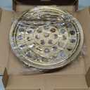 (Cup Tray) Gold Premium Communion Trays for Churches | Stainless Steel Communion Ware Set, Supplies | 40 Cup Tray