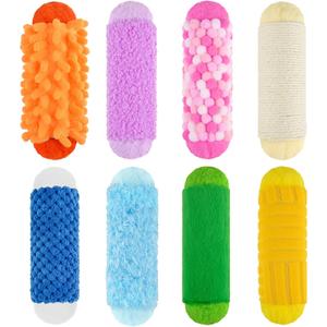 8 PCS Sensory Toys Assorted Textured Exercise Sensory Bar Toys for Kids Baby Classroom Preschoolers Kindergarten Autism Educational