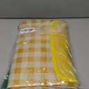 Extra Large Picnic Blanket Beach Blankets, 80''x80'' Picnic Mat Waterproof Sand Proof Foldable Portable for Outdoor Camping Hiking Travel Grass Park Music Festival Lawn Mats (yellow, 80x80 inch)