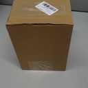 Black and White Ceramic Vase, Mid Century Modern Striped Small Vases for Flower&Pampas Grass Centerpiece, Black White Checkered Vase for Dining Table Kitchen Tabletop Minimalist Decorative