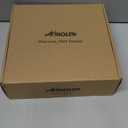 AMOLEN 3D PLA Printer Filament, 1.75mm Glow in The Dark White PLA Filament for 3D Printing, Best with UV Lamps, 1kg Spool (2.2lbs), Dimensional Accuracy +/- 0.02 mm, Fit Most FDM 3D Printers