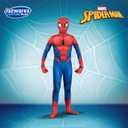 Marvel Spider-Man Official Youth Deluxe Zentai Costume - Deluxe Two-Way Stretch Spandex with Invisible Zippers and Wrist Openings for Added Convenience (XS) (Red, S)