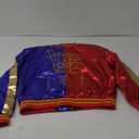 Cosplay Jacket for the Film Character Costumes Coat with Zipper of Adults Tops Red and Blue L