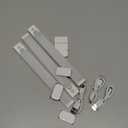 Rihvy Under Cabinet Lights 8 Inch 3-Pack, Rechargeable Battery Operated Motion Sensor Light Indoor, Dimmable Closet Lights, Wireless Under Counter Lights for Kitchen, Stairs