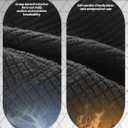 2 Pcs Winter Beanie Skull Cap for Men Loose Thermal Skull Cap Warm Winter Fleece Hat for Outdoor Sports (Black)