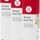 Cricut Smart Iron On, Red, 3-Pack of 3ft Rolls (13"x36") Heat Transfer Vinyl for Maker & Explore Machines- Matless Cutting for Long cuts up to 12ft