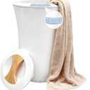 Large Towel Warmer Bucket, Heated Towel Bucket with 3 Heat Modes & 24H Timer, Auto Shut Off, Fits Oversized Towels, Bathrobes, Blankets for Bathroom Spa