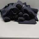 Salon Towels 24 Pack, Microfiber Barber Towels Bulk, (16x29 inches) Hair-Drying Cloth Super Soft Black Hand Cloth for Gym, Bath, Spa Use and Home Beauty Care(Not Bleach Proof)