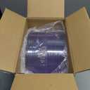 bUCLA 100Pieces Clear Plastic Plates -10.25inch Disposable Dinner Plates- Premium Weddings& Party Plates