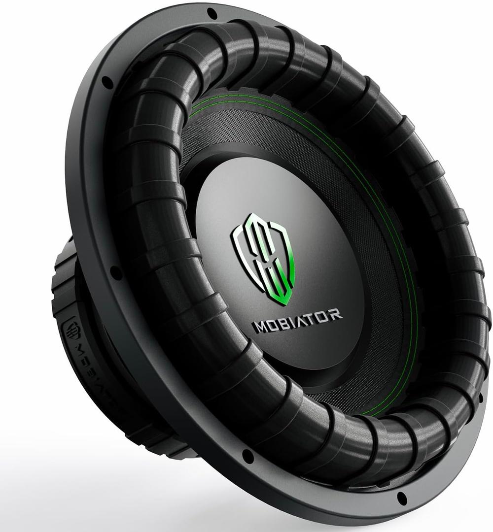 MOBIATOR-12'' Car Subwoofer 1400W Max 350W RMS, Single Magnet(54Oz), 2 Inch 4Layer Voice Coil, Single 4 Ohm, Easy to Install, Black-S124 (MB-S124)