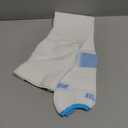 Doc Miller TED Hose Thigh High Anti Embolism Stockings for Women & Men, Hospital Style Surgical Stockings, Plus Size White Compression Socks 15-20mmHg, Support Hose with Inspection Hole, XXL