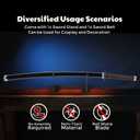Zisu Demon Katana Sword, About 41 inches, Hashira Pillars & Protagonist Katana for Cosplay Purpose, Anime Original Texture, 41.61 inches