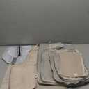 9Set Packing Cubes for Suitcases, kingdalux Travel Luggage Packing Organizers with Laundry Bag, Compression Storage Shoe Bag, Clothing Underwear Bag, for Man & Women