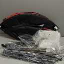 BCAN SP2 40" Foldable Mini Trampoline Max Load 330lbs, Fitness Rebounder with Adjustable Foam Handle, Exercise Trampoline for Adults Indoor/ Garden Workout | FED Fitness, Black Red