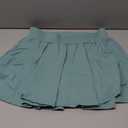 IUGA Tennis Skirt Pleated Skorts for Woman Double Ruffle Golf Skirts for Women Skort with Pockets Tummy Control Athletic, Sage, XL