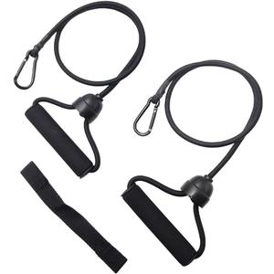 ONIPAX 1 Pair Stepper Resistance Bands with Handles & Connecting Strap  Workout & Exercise Bands for Strength Training, Muscle Toning, Home Gym Fitness Equipment