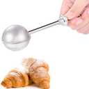 Flour Sifter, Stainless Steel Flour Sifter for Baking, One Handed Operation Baking Sifters, Great Flour Sieve Bakers Dusting Wand for Quick Sifting Cakes and Spices XVBITOR