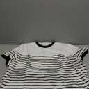 Lilicoco Womens T Shirt Short Sleeve Crew Neck Basic Color Block Tee Tops, Extra Large 