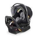 Chicco KeyFit Max Zip ClearTex Infant Car Seat and Base, Rear-Facing Seat for Infants 4-30 lbs., Infant Head and Body Support, Compatible with Chicco Strollers, Baby Travel Gear, Apex/Black, Manufacture Date JAn/2026
