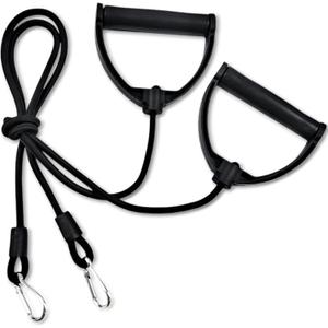 1 Pair Stepper Resistance Bands with Clips, Pedal Resistance Band with Handle, Fitness Pull Rope for Workout Strength Training at Home