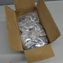 1/4" x 20 Beam Clamp Zinc Plated Steel with Harden Point Screws for 1/2 Inch Flanges & Threaded Wire Ring 50 Pack