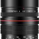 JINTU 135mm f/2.8 Telephoto Lens Manual SLR Camera Lenses for Canon EOS T7i T7s T7 T6s T6i T6 T5i T5 SL2 SL1 4000D 2000D 5D IV 90D 60D 70D 77D 80D 850D 650D 750D 550D 450D 7D