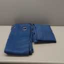 NICETOWN 100% Blackout Short Curtains with Black Liners, 2 Panels, 37"W by 63"L, Moroccan Blue, Solid Thermal Insulated Full Blackout 2-Layer Lined Drapes, Energy Efficiency Window Drapes for Bedroom