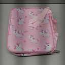 Kids Insulated Lunch Box Bag, Thermal Picnic Cool Bags with Adjustable Strap for Adults Children Women Men Boys Girls School Work (Pink HorsePony)