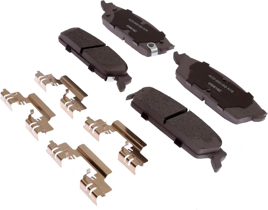 ACDelco Silver Rear Brake Pad Set 14D1194CHF1 | GM 19387594 Ceramic Rear Brake Pads for Select Cadillac Escalade, Chevy Silverado, Chevrolet Tahoe, Suburban, GMC Sierra, Yukon and more ACDelco Silver Rear Brake Pad Set 14D1194CHF1 | GM 19387594 Ceramic Rear Brake Pads for Select Cadillac Escalade, Chevy Silverado, Chevrolet Tahoe, Suburban, GMC Sierra, Yukon and more