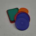 Replacement Lids for Pyrex (1) 7202-PC 1 Cup Green (2) 7200-PC 2 Cup Orange (2) 7201-PC 4 Cup Blue (1) 7402-PC 6/7 Cup Red (2) 7210-PC 3 Cup Light Green (1) 7211-PC 6 Cup Red Round Rectangle (Bundle 2)