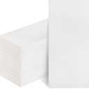 DaYammi 100PCS White Napkins Disposable Hand Towels, White Paper Napkins, Soft and Absorbent Linen Feel Dinner Napkins, Elegant Decorative Paper Hand Towels for Bathroom Wedding Party