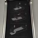 Automatic Shoe Cover DispenserFilm Dispenser for Shoes Contains a Roll of Shoes Cover (Can be used 600 Times) Suitable for Homes, Factories LaboratoriesHospital.(Silver)