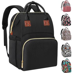 Diaper Bag Backpack, Multi-Function Baby Boys and Girls Bag, Travel Waterproof Diaper Backpack Tote Bag, Baby Registry Search & Shower Gifts-Essentials Baby Backpack for Mom/Dad (Black)