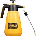 Handheld Pump Garden and Lawn Sprayer, 0.4 Gallon Pressure Sprayer with Safety Valve, Adjustable Nozzle,for Home Cleaning and Plant Mist, 1.5L Capacity