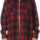 Wrangler Authentics Men's Long Sleeve Heavyweight Fleece Shirt Size 2 XL